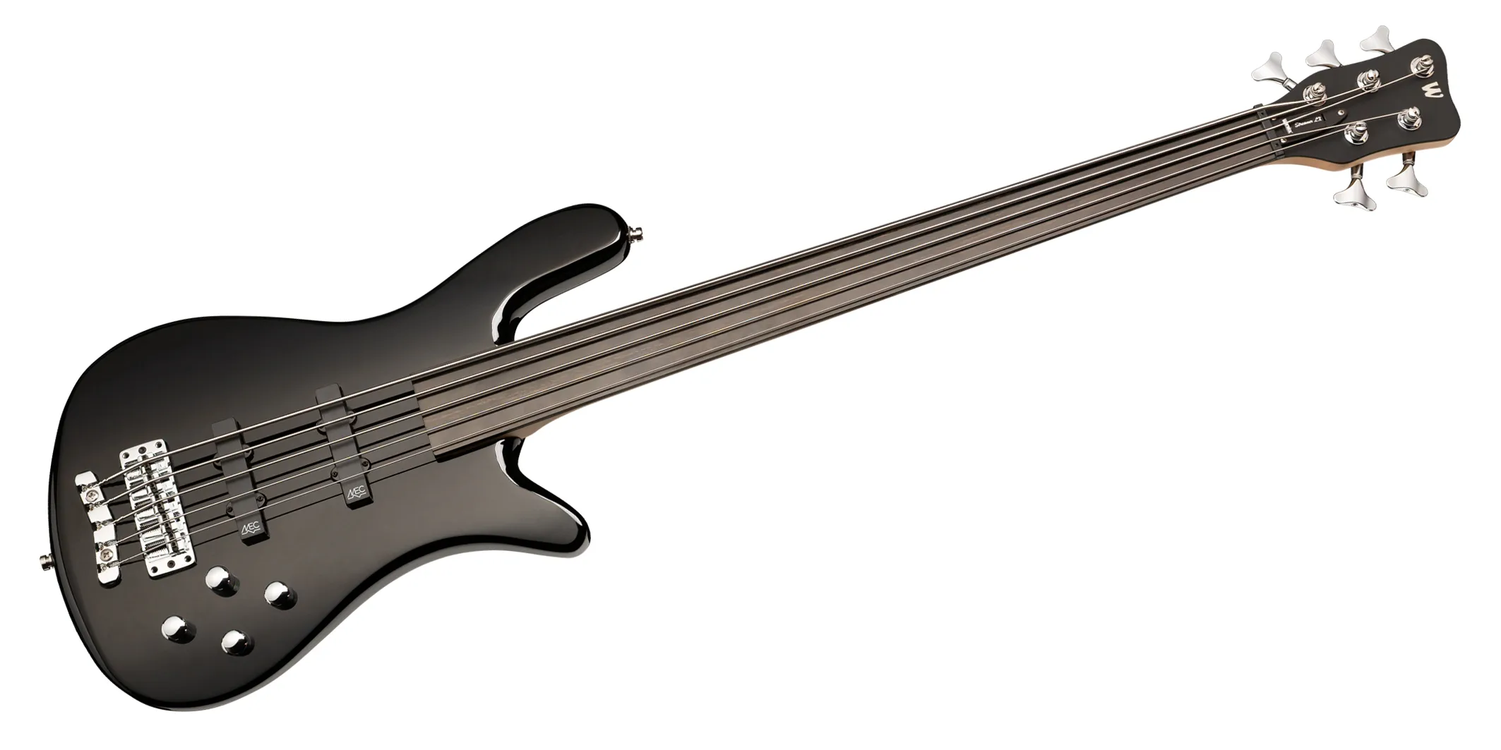 Warwick RockBass Streamer LX, 5-String, Fretless - Solid Black