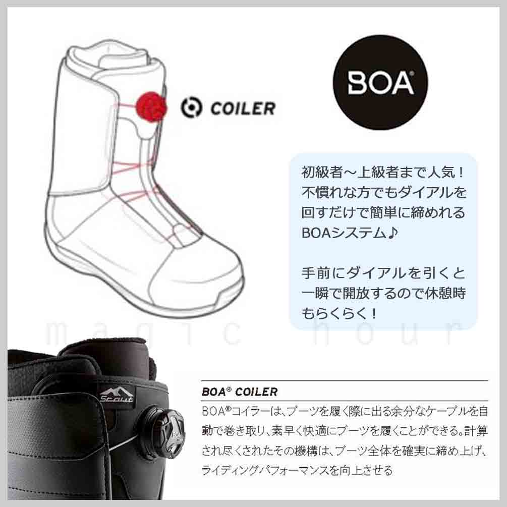 HEAD(ヘッド) スノーボード ブーツ BOA メンズ HEAD ヘッド SCOUT LYT