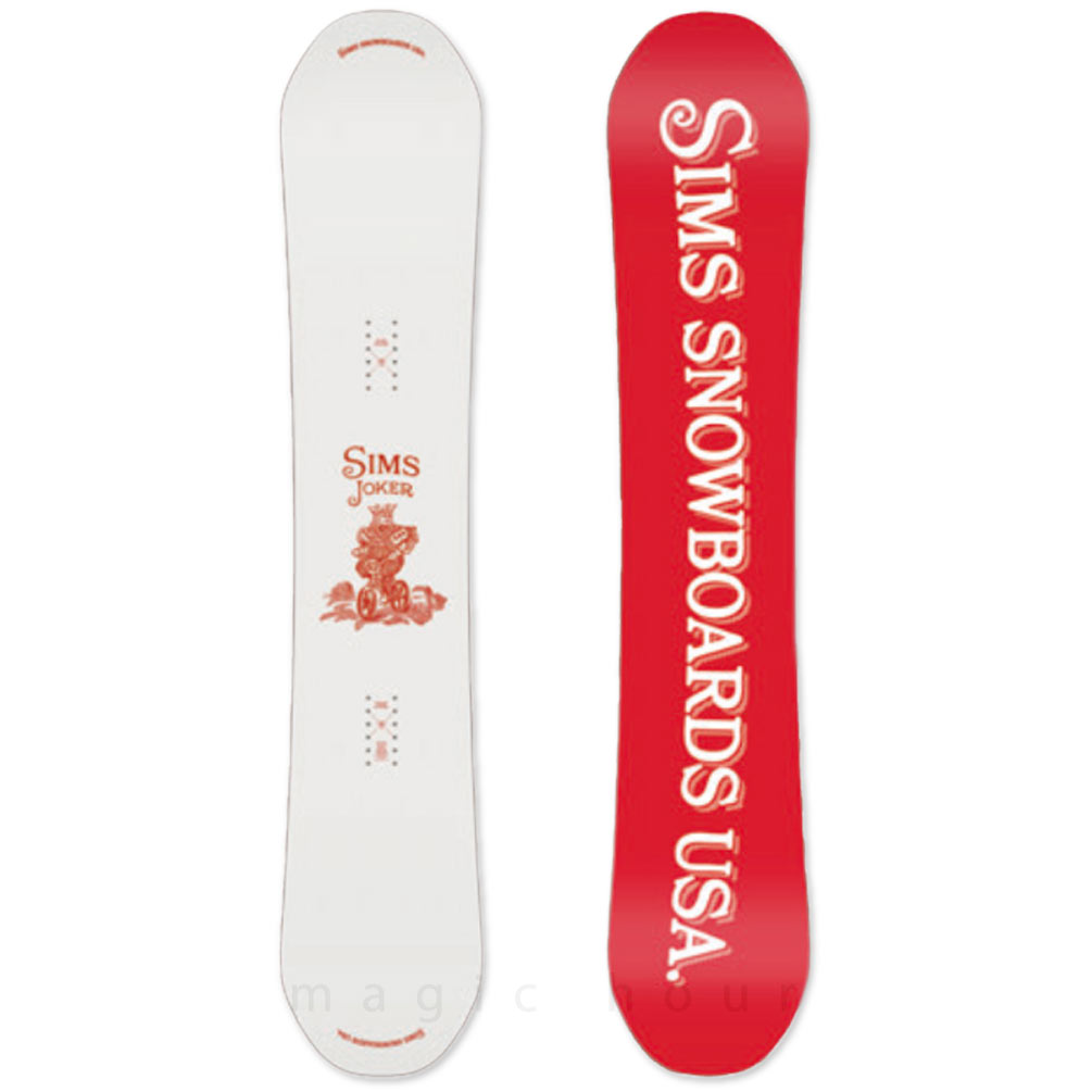シムスディストーション スノーボード 赤 シムスディストーション