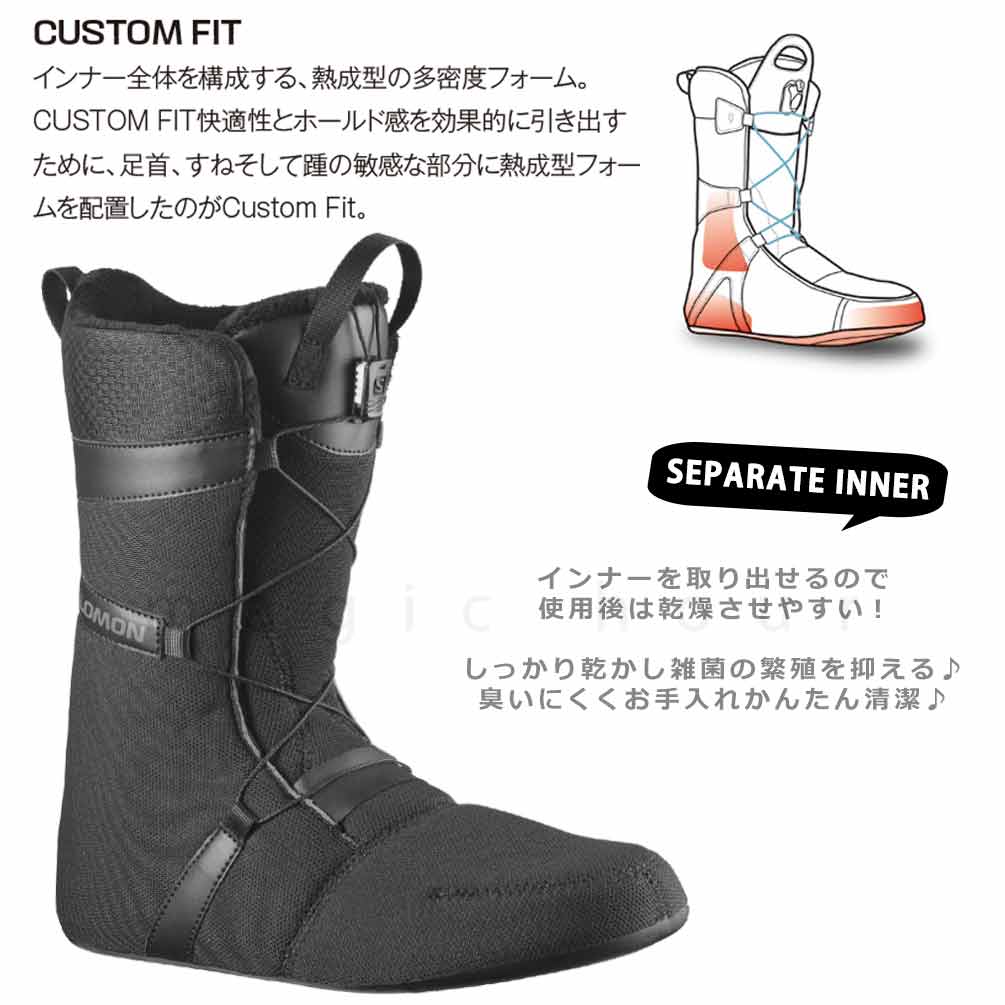 SALOMON(サロモン) スノーボード ブーツ boa メンズ SALOMON サロモン