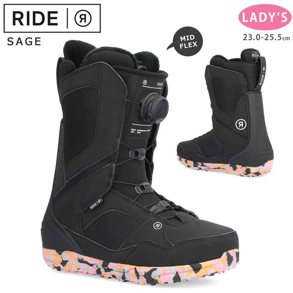 RIDE(ライド) スノーボード ブーツ BOA レディース RIDE ライド SAGE
