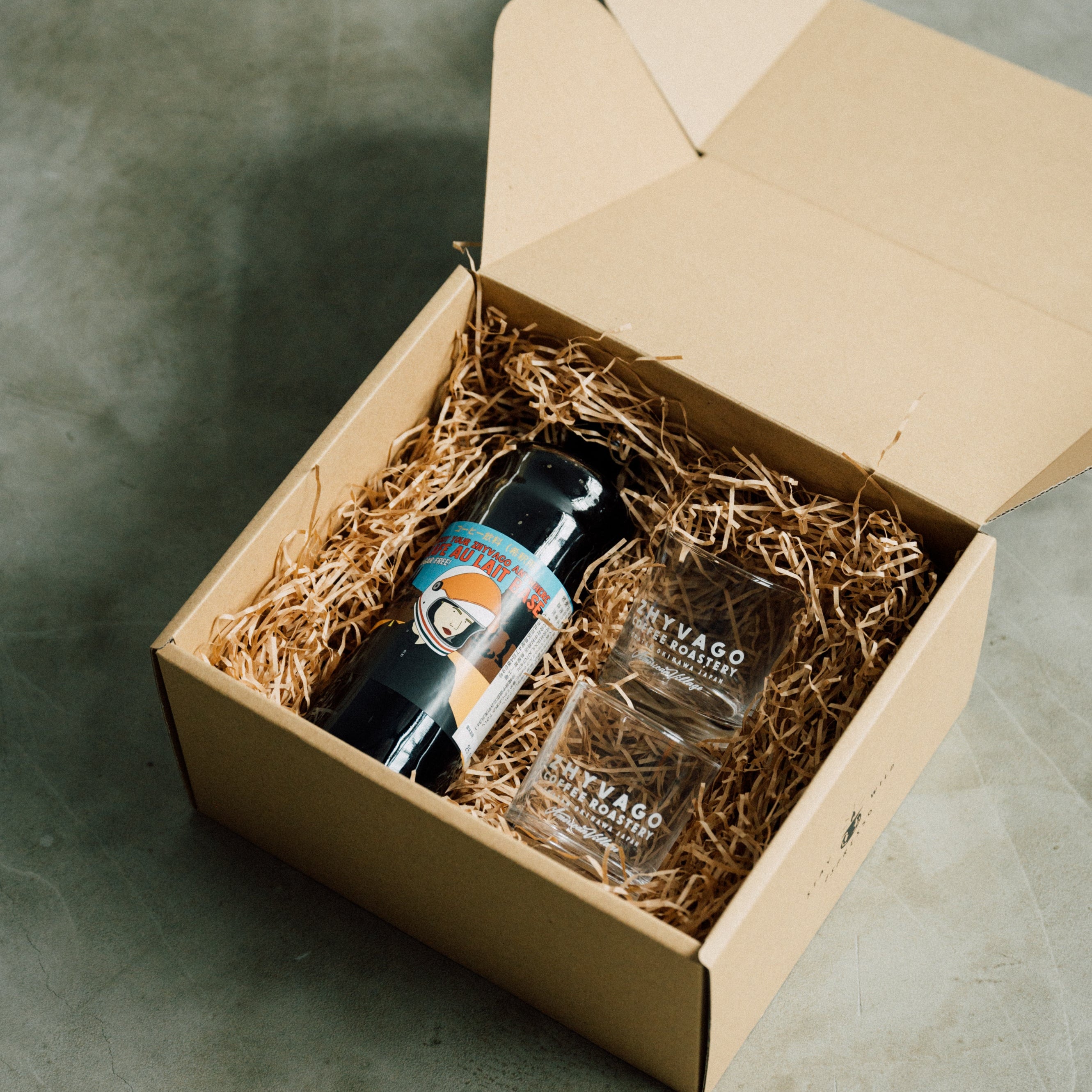自家製カフェオレベース & On The Rock glasses (235cc) GIFT BOX