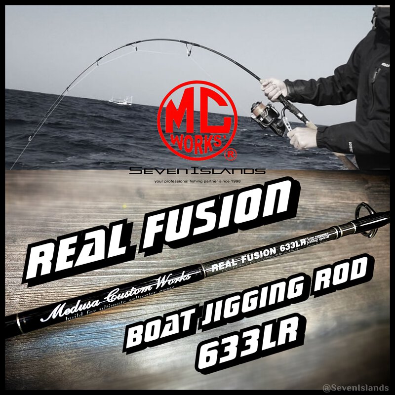 MC WORKS REAL FUSION RF633LR BOAT JIGGING ROD