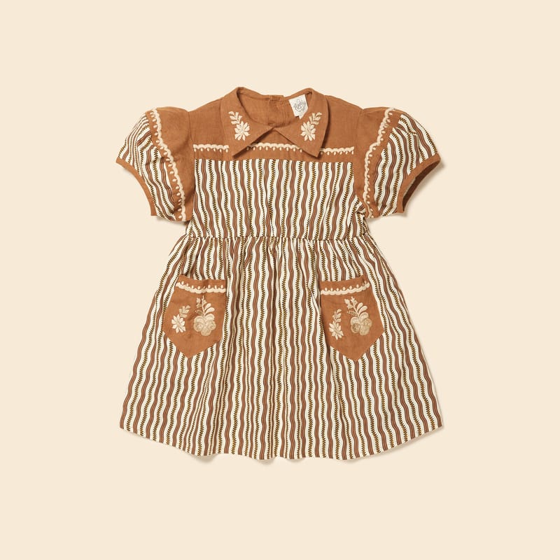APOLINA - Nellie Dress（Poppit Stripe）