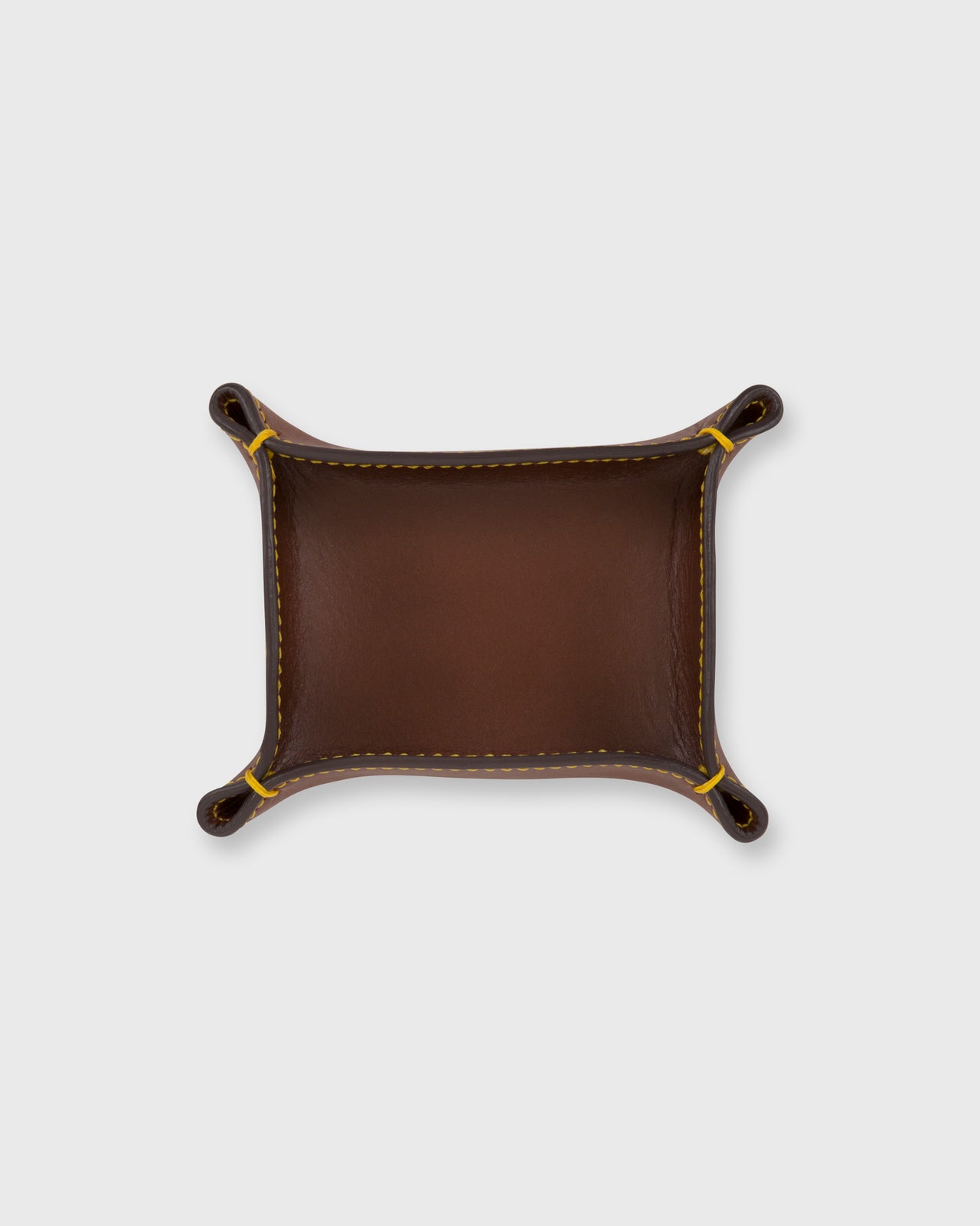 Small Tray in Papaya Leather | Shop Mashburn