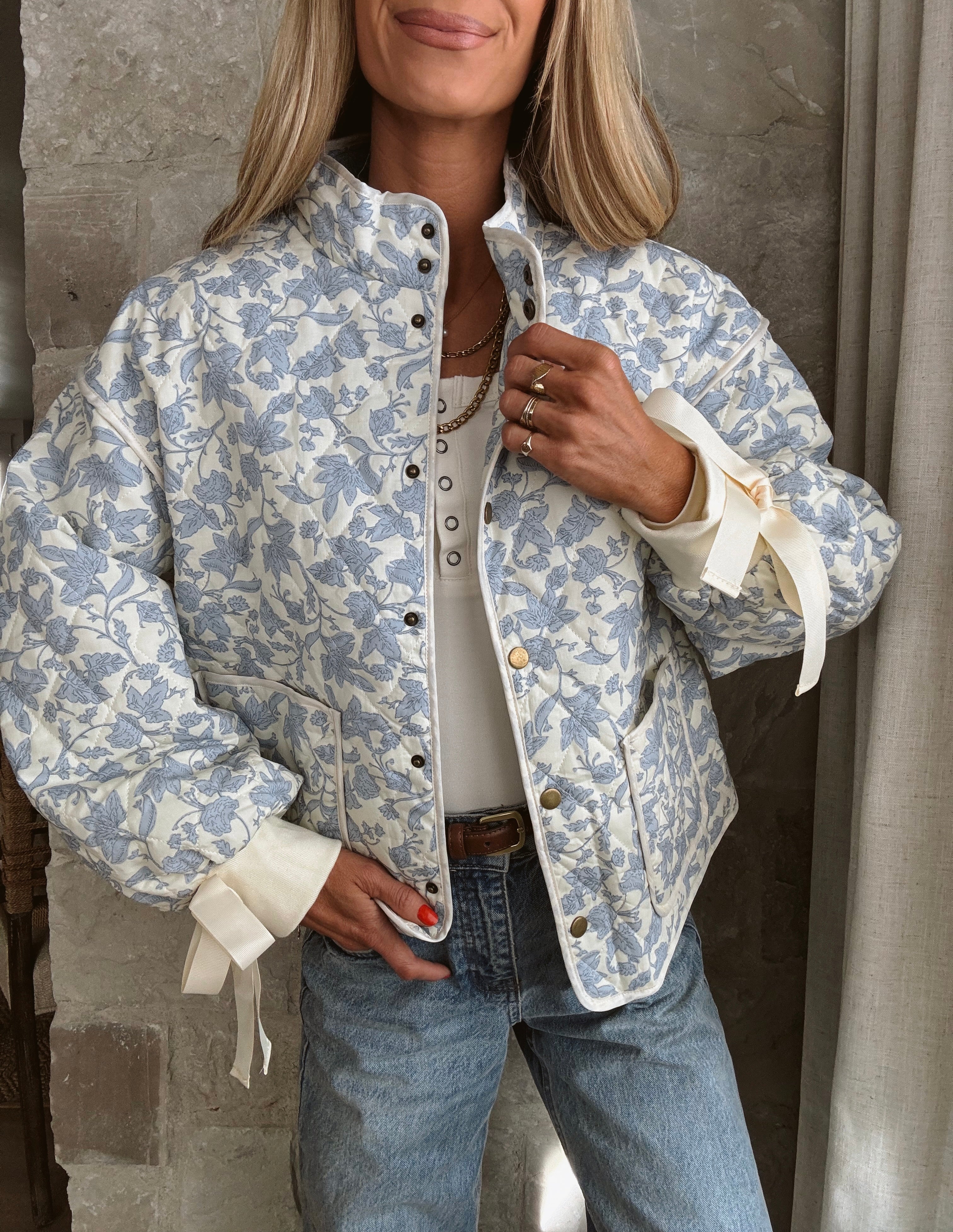 Julianne Floral Jacket · Shop Stevie