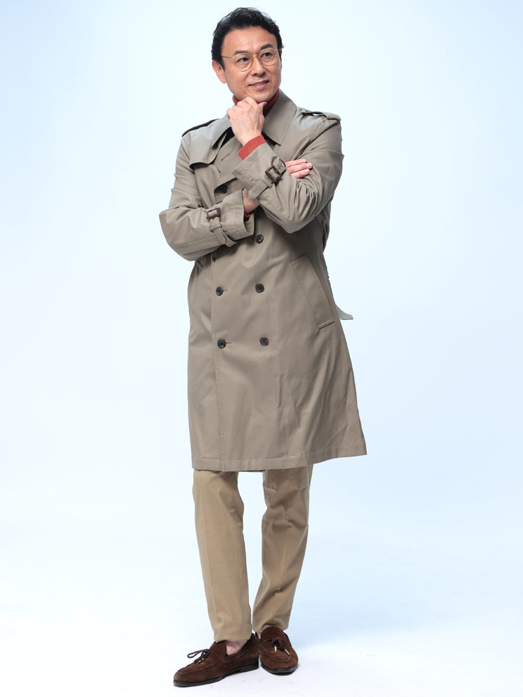 トレンチコート メンズ 春秋冬 スプリングコート 3シーズン対応 綿100