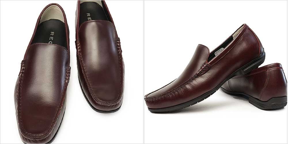 REGAL（リーガル） 靴 メンズ スリッポン 56HR モカシン レザー