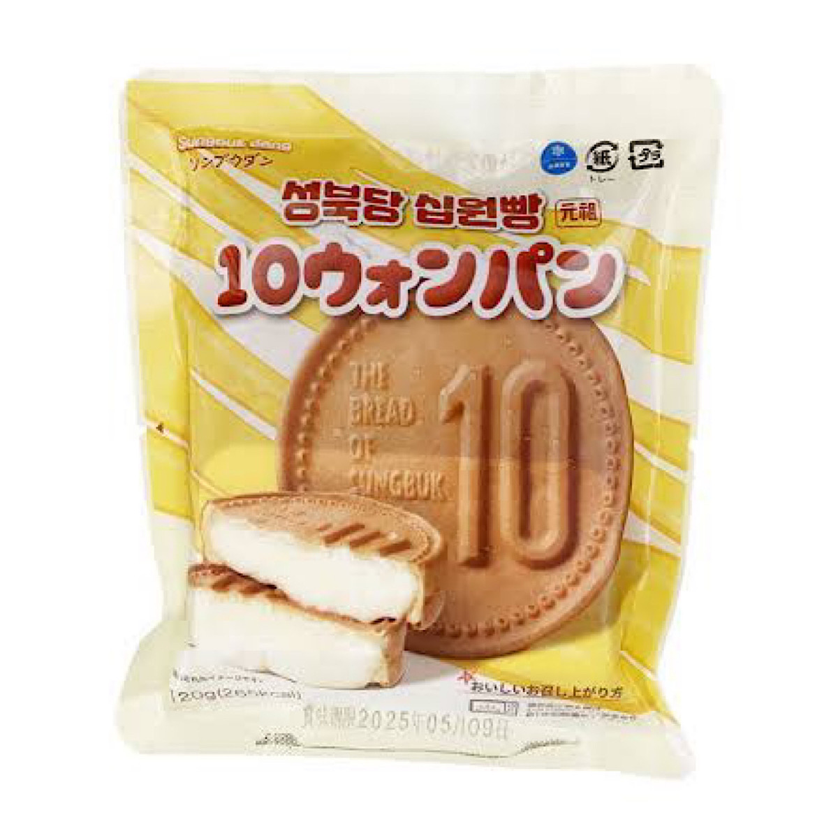 10ウォンパン 冷凍 チーズ 120g 韓国 10円パン 冷凍パン ウォン