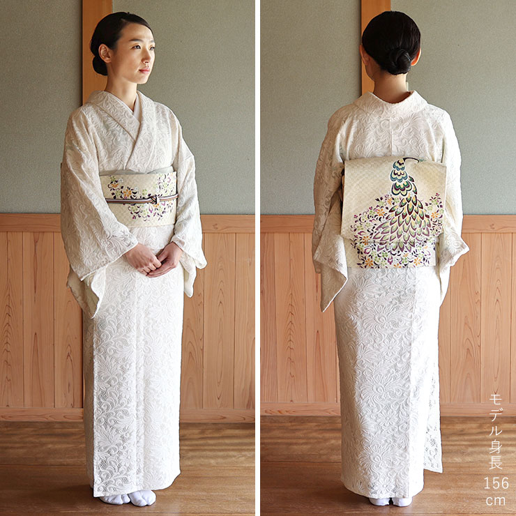 3点！訪問着&コプト三彩花袋帯&新品三越帯締め クリーニング済み 楽天