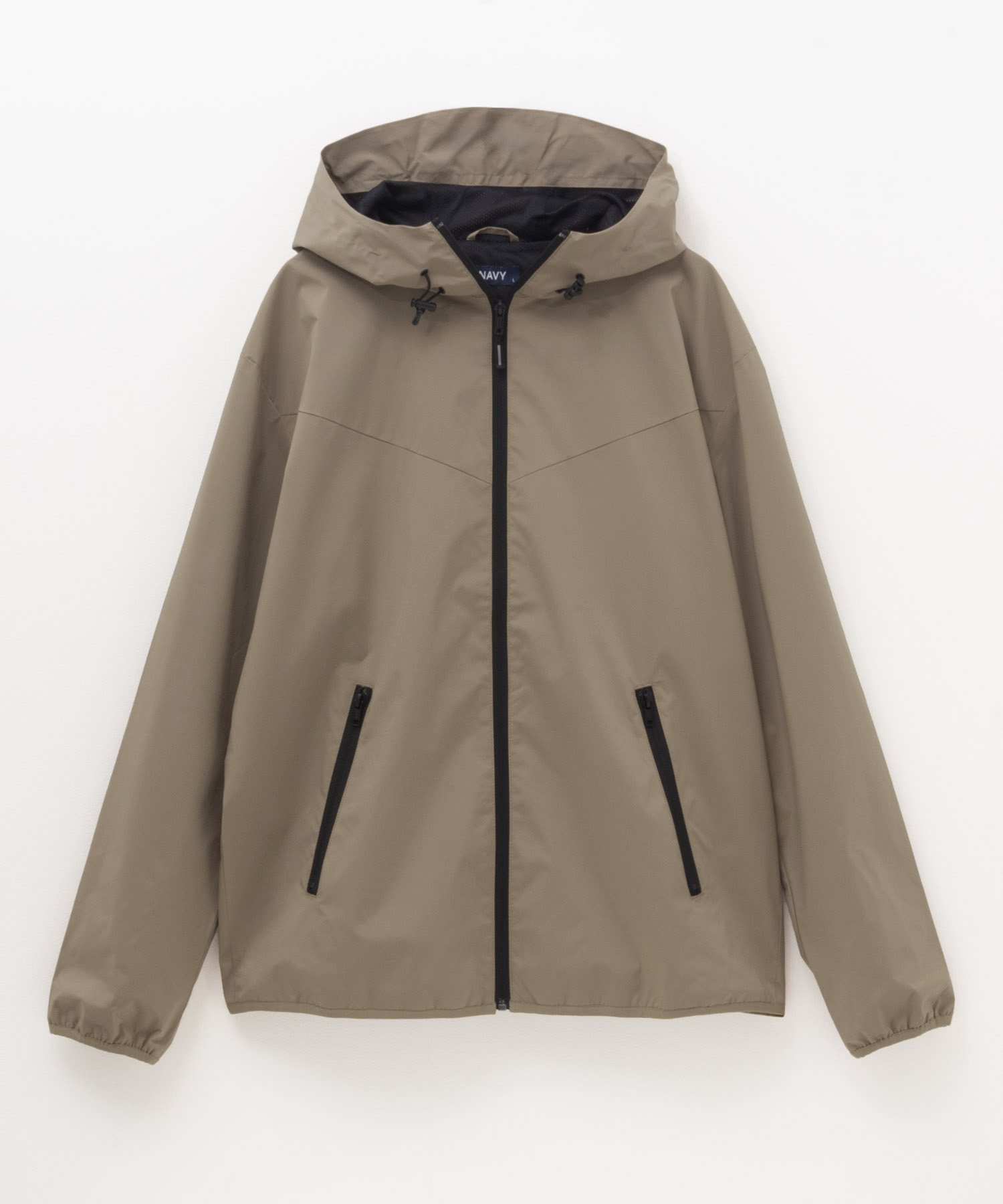 NAVY アウター パーカー ジャケット メンズ 撥水 防風 ストレッチ 裏