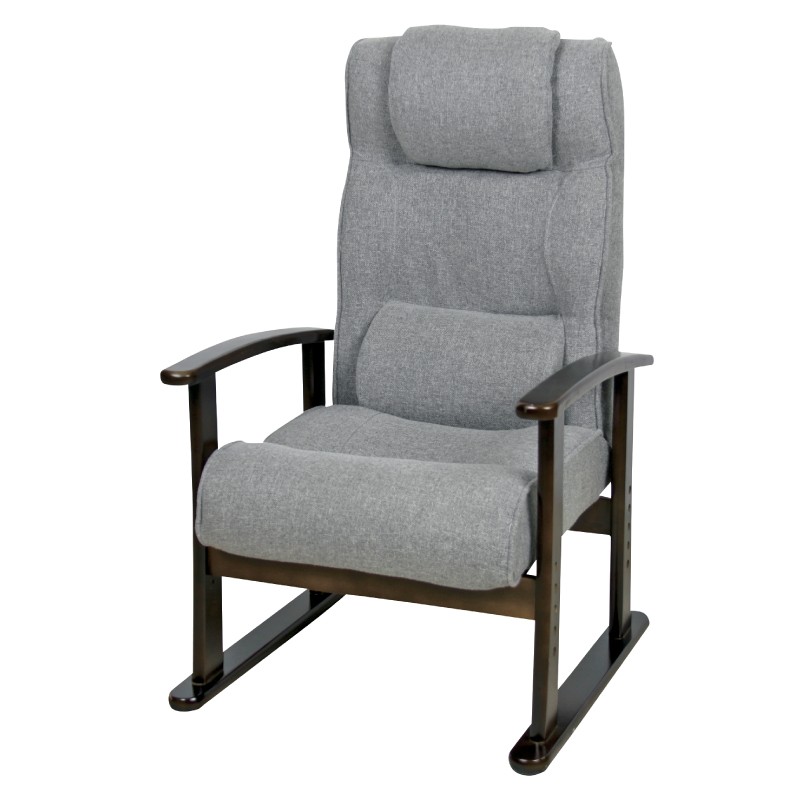 東谷 座椅子 1人掛け ハイバック 高齢者 高座椅子 リクライニング