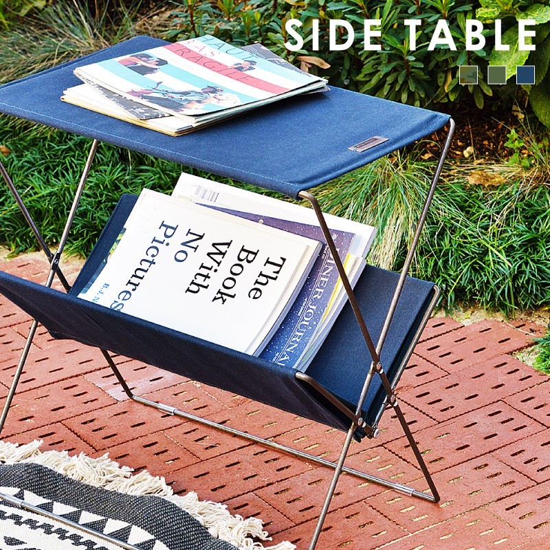 東谷 アウトドアテーブル 折りたたみ 軽量 サイドテーブル 収納