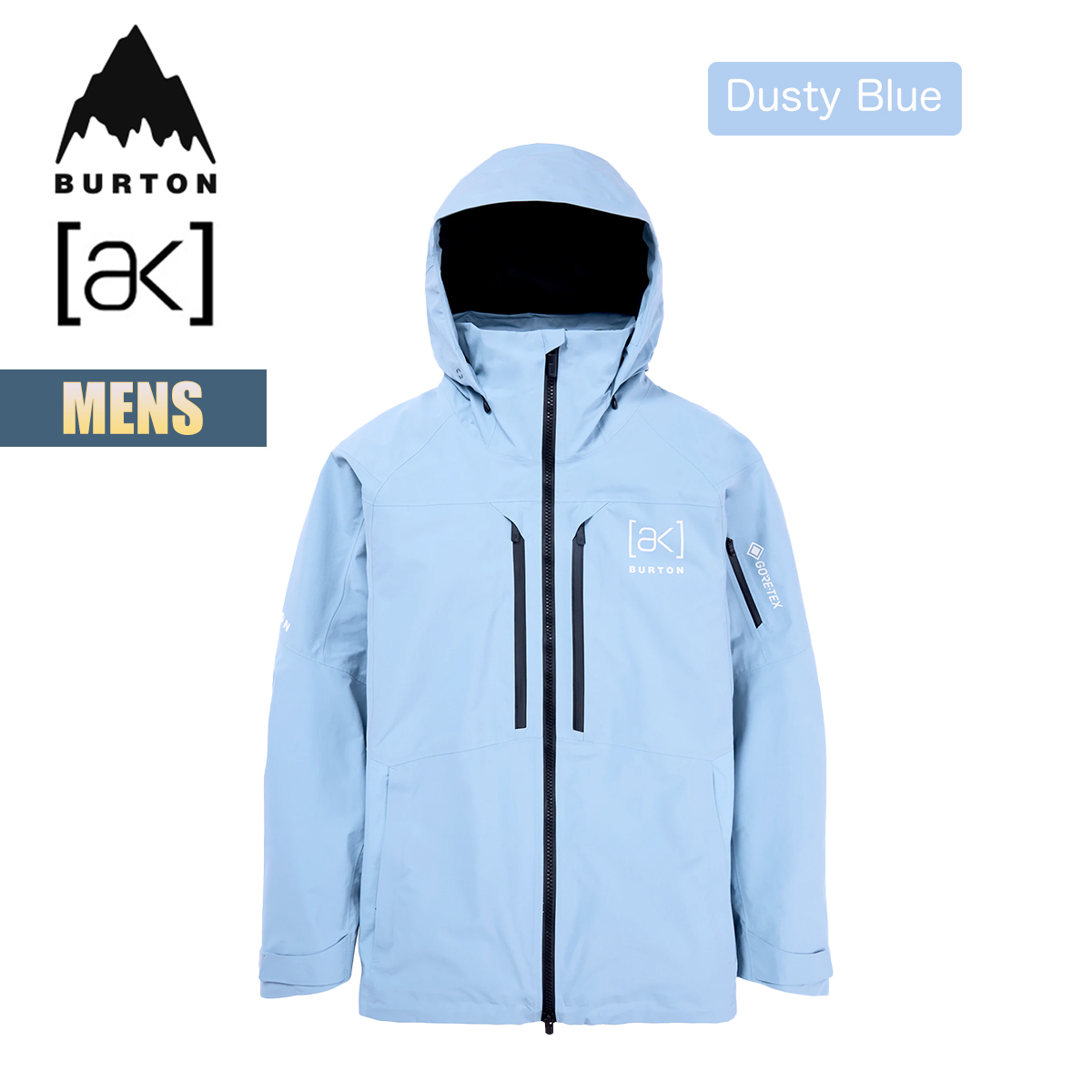 BURTON フード付きスノーボードウェア Lサイズ ネイビー/ミント BURTON