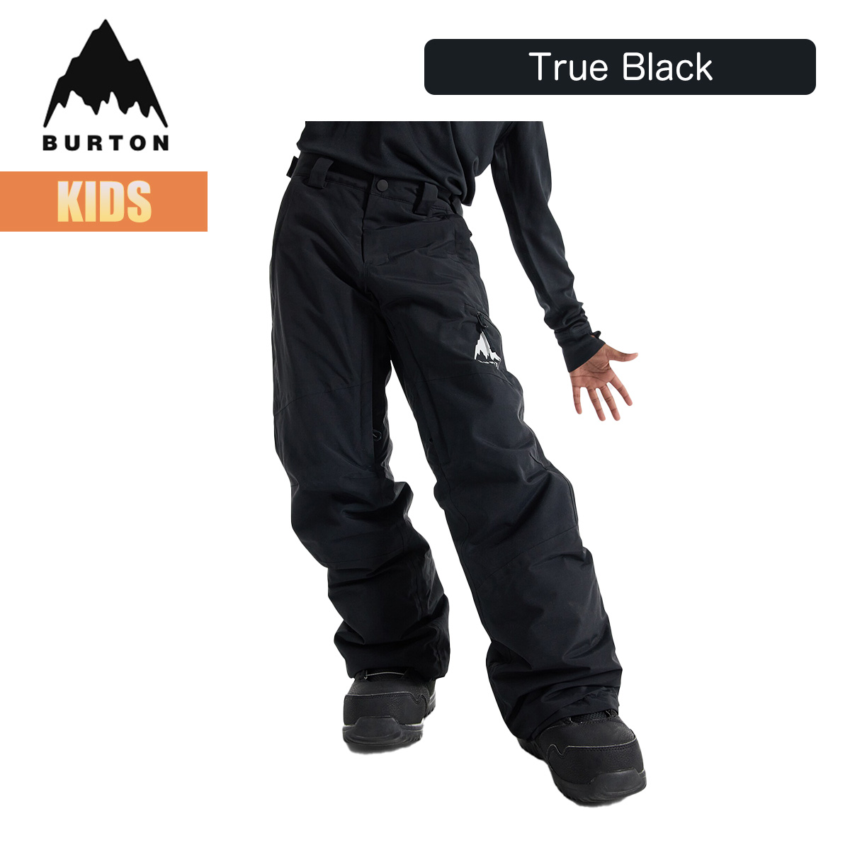 BURTON ブラック 【美品 高機能】US BURTON スノーボード パンツ S 黒