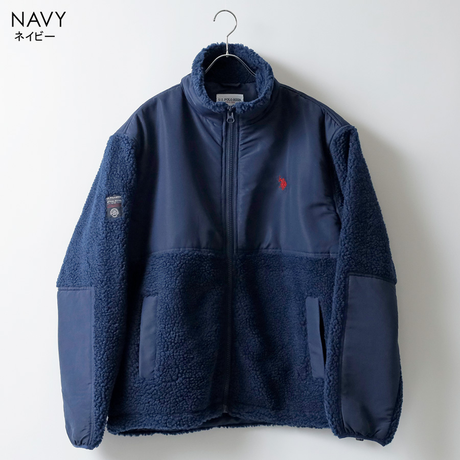 U.S. POLO ASSN.（ユーエスポロアッスン） ボア フリース ジャケット