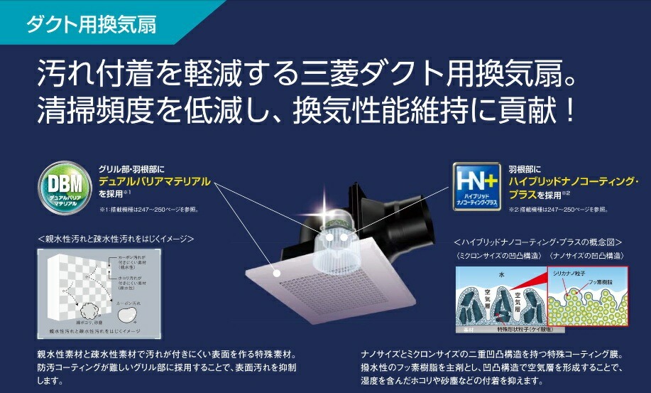 三菱電機（MITSUBISHI ELECTRIC） 三菱 換気扇 【VD-23ZP13-BL】換気扇