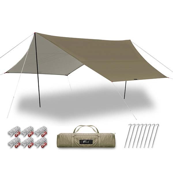 FIELDOOR（フィールドア） ヘキサタープ TC ポリコットン 焚き火に強い