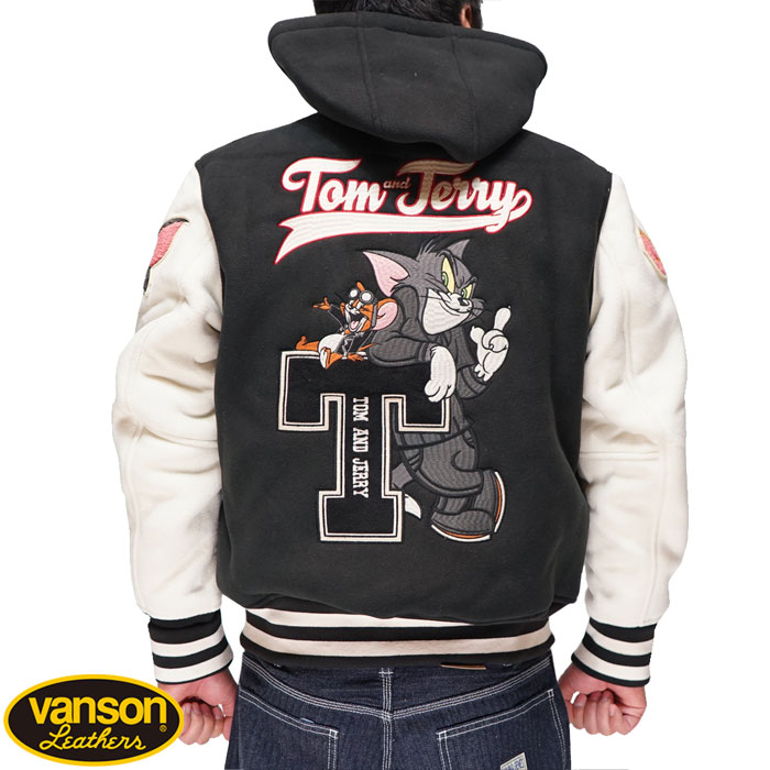 VANSON（バンソン） トムとジェリー コラボ ボンディング スタジャン