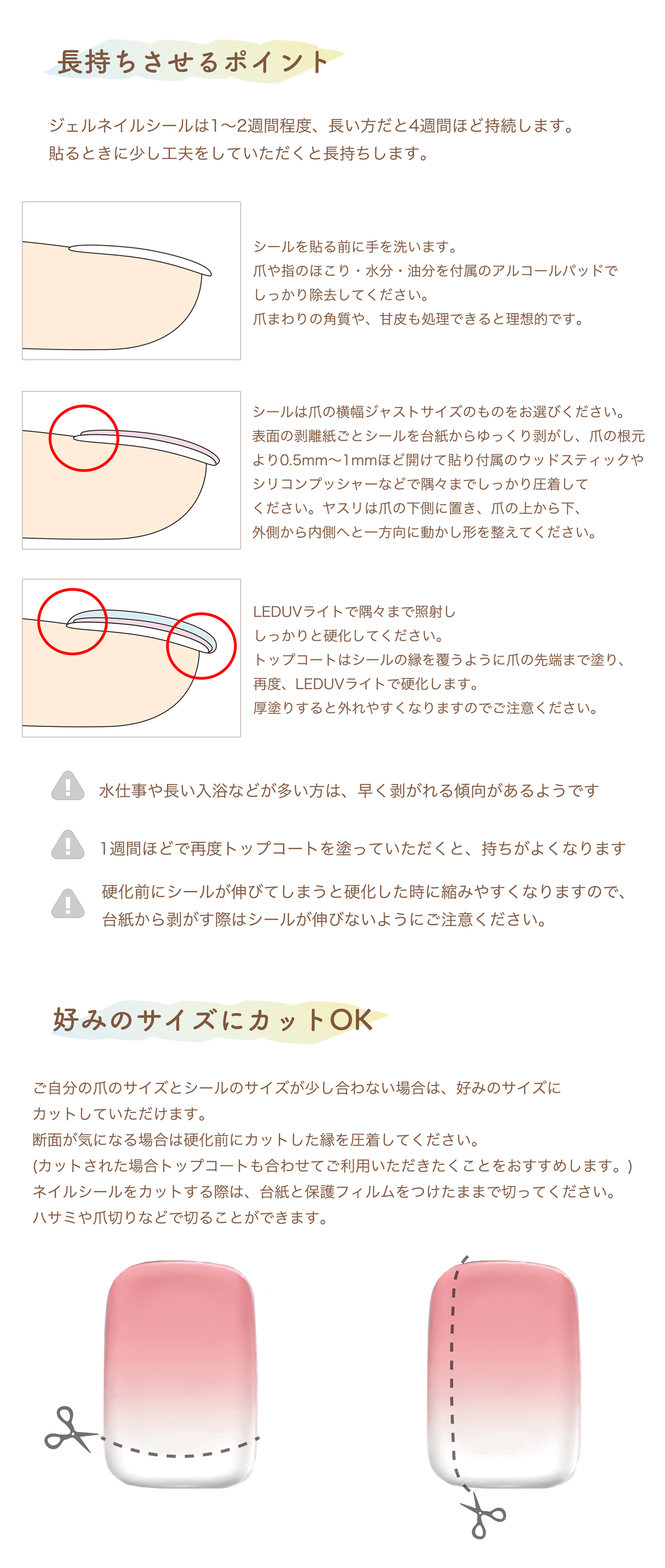 キット ジェルネイルシール スターターキット 硬化タイプ ネイルシール