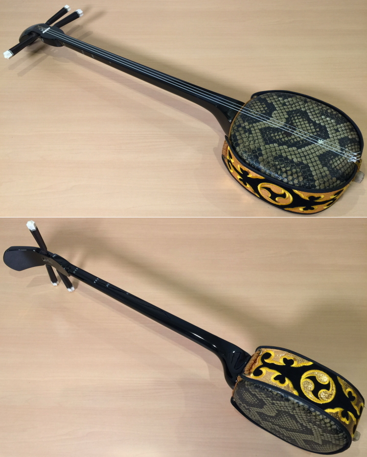 沖縄三線 スタンダード人工皮 シンプルセット Aセット : 楽器のこと