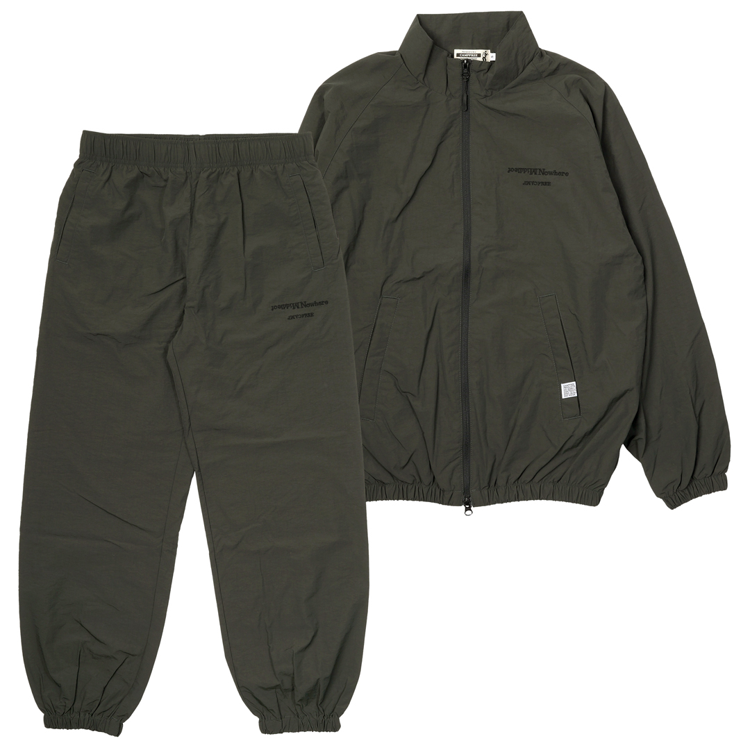 CAMPFREE ナイロンジャケット トラックスーツ 上下 メンズ レディース