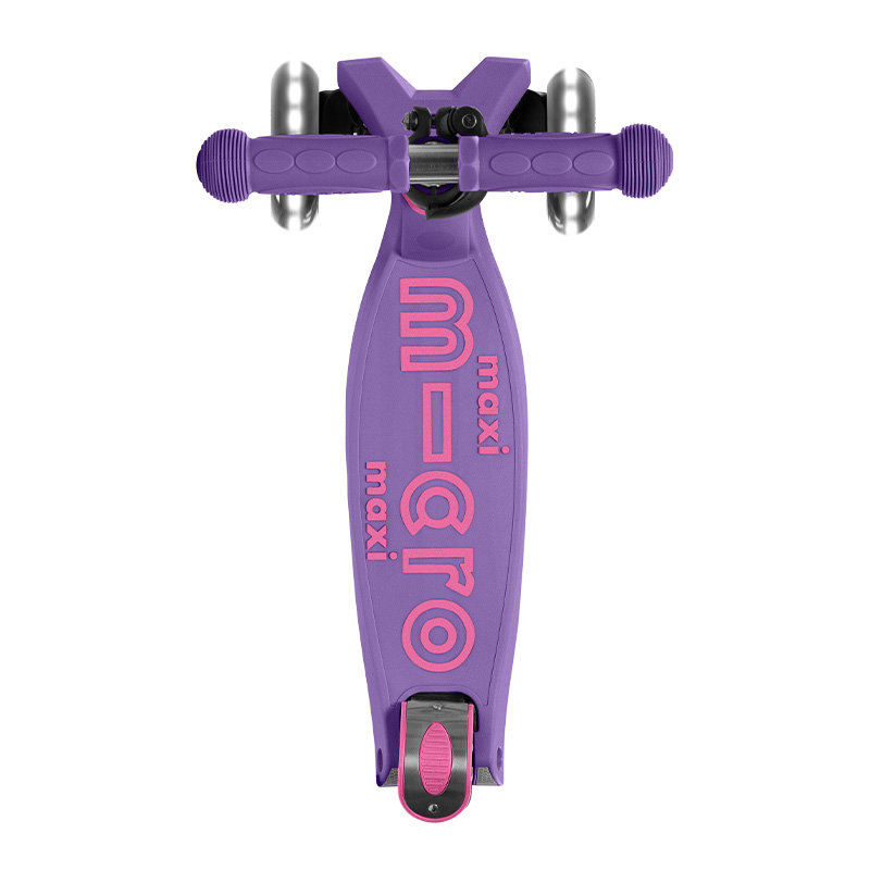 Micro Scooter マキシ マイクロ 折りたたみ デラックス LED 5歳