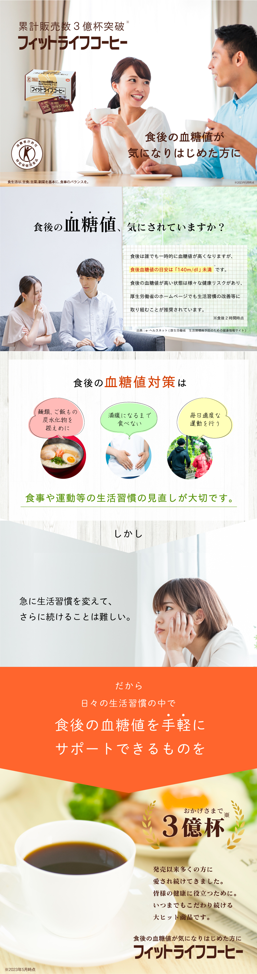 公式 フィットライフコーヒー 60包入り 1杯あたり123円 特定保健用食品