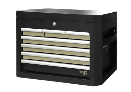 高耐久型 ローラーキャビネット＋ツールチェスト 11段 (マットブラック