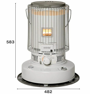 トヨトミ 対流形 石油ストーブ KS-67H(W) (ホワイト/コンクリート24畳