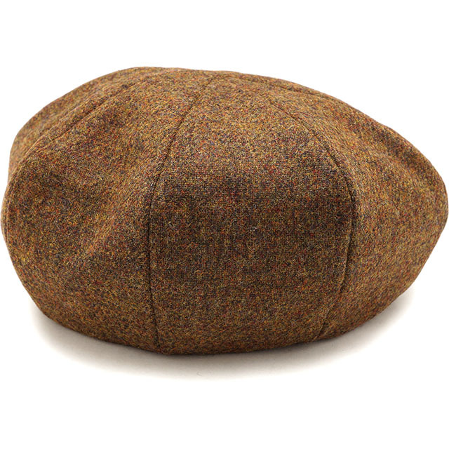 カシラ 猫デザイン ベレー帽 ブラウン カシラ 猫デザイン ベレー帽