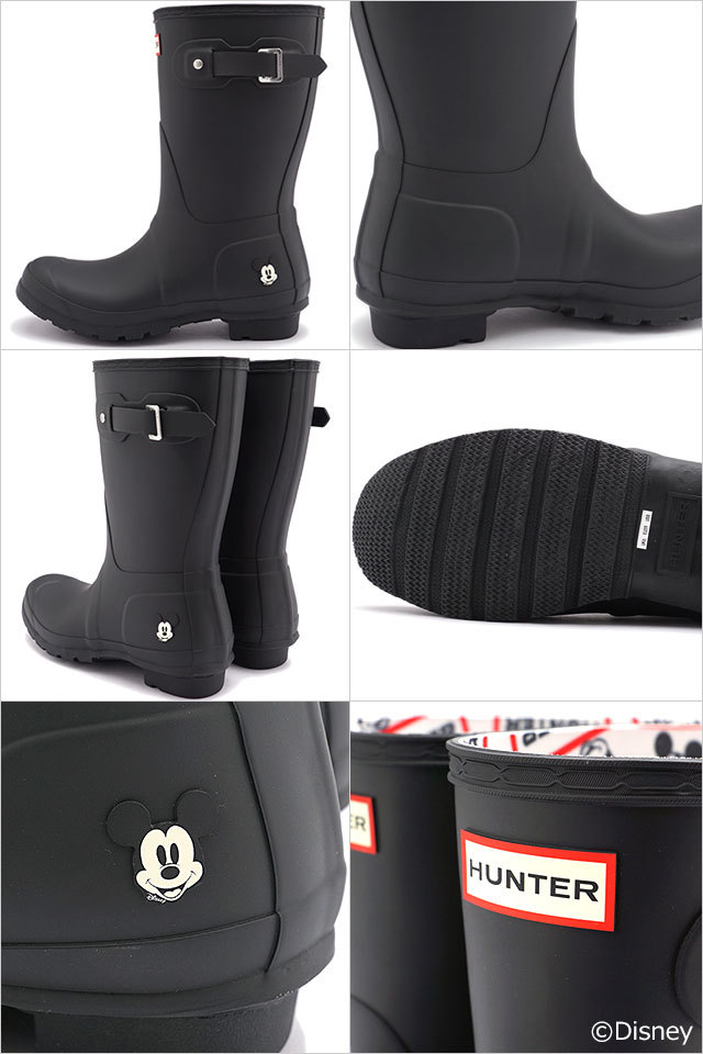 HUNTER（ハンター） 限定コラボ オリジナル ショートブーツ ディズニー
