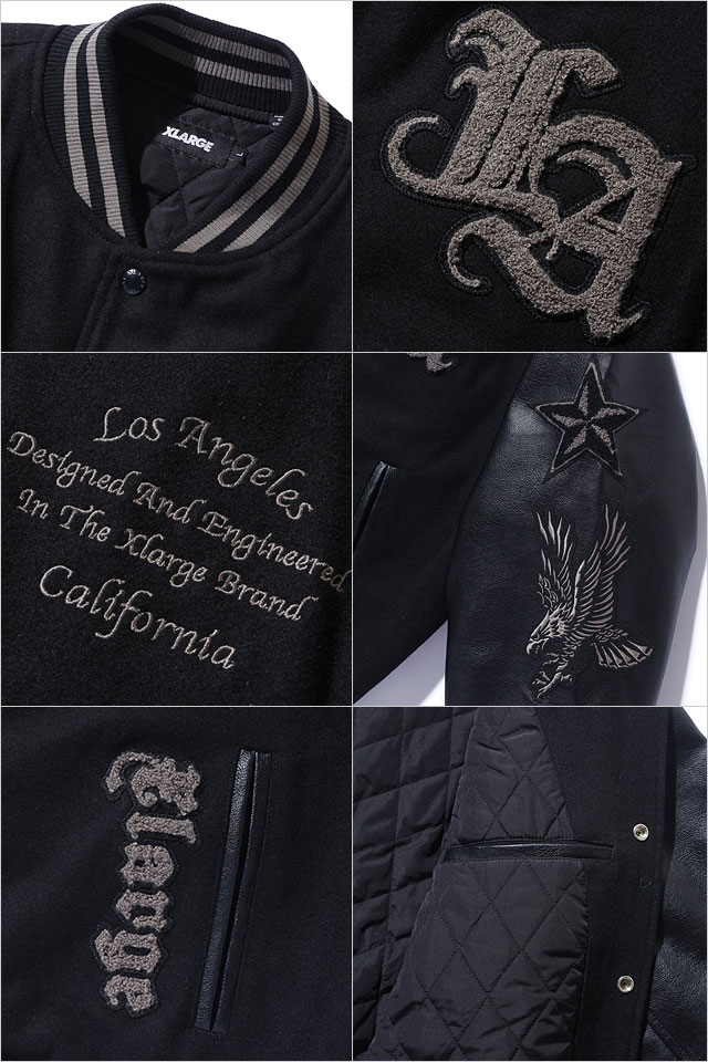 XLARGE（エクストラ ラージ） バーシティジャケット 101254021004 FW25