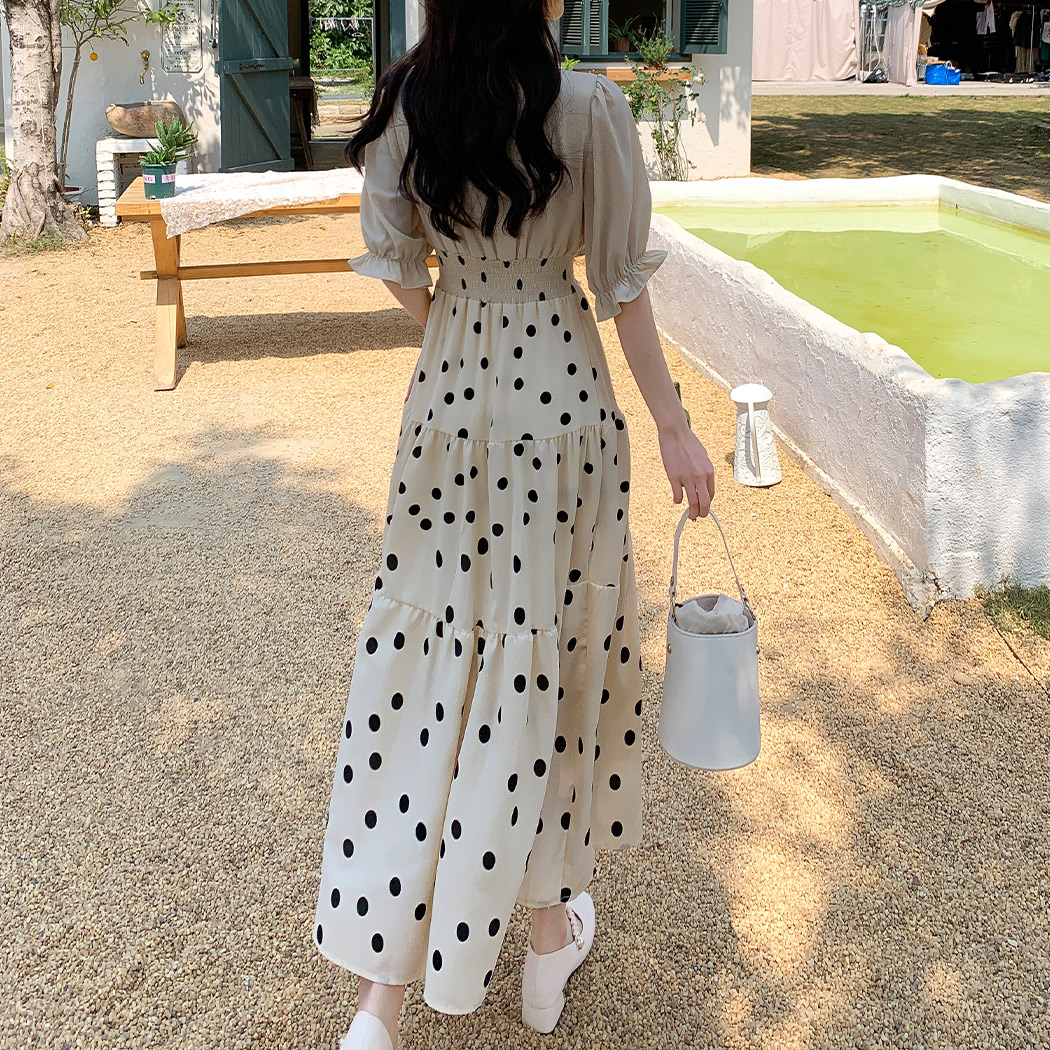 ワンピース 春 夏 きれいめ 大人 レディース キャンディスリーブ