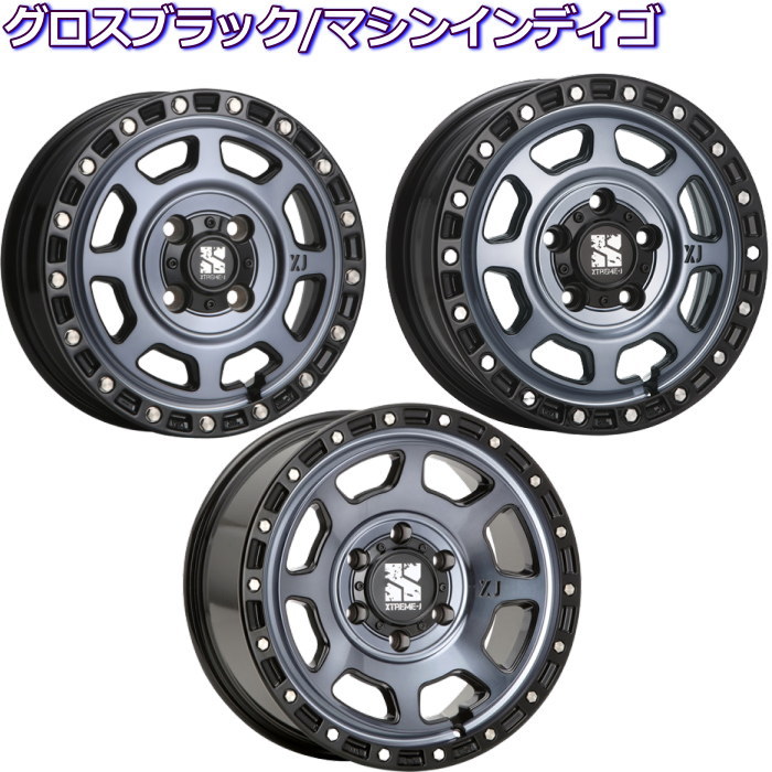 MLJ 17インチ 5穴 114.3 8J XTREME-J XJ07 サテンブラックorマット