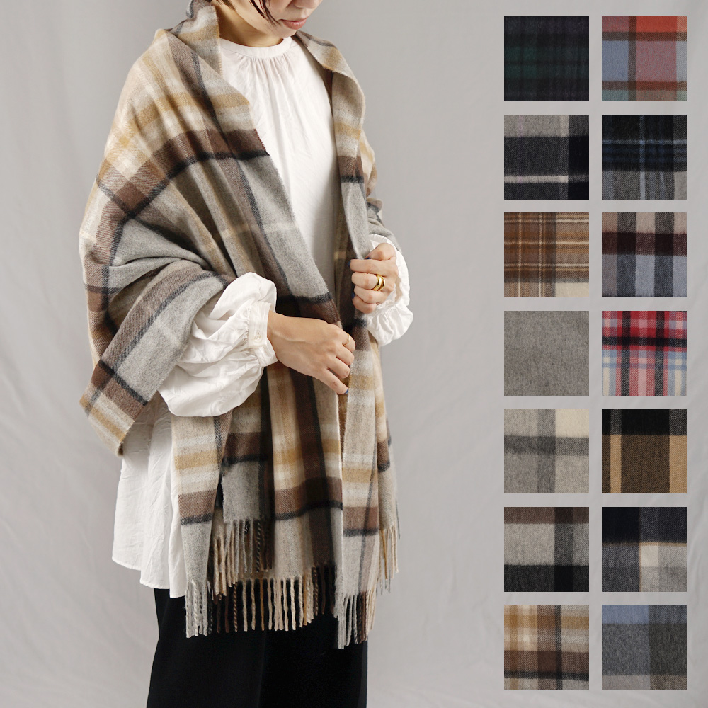 Joshua Ellis（ジョシュアエリス） カシミヤ ストール マフラー