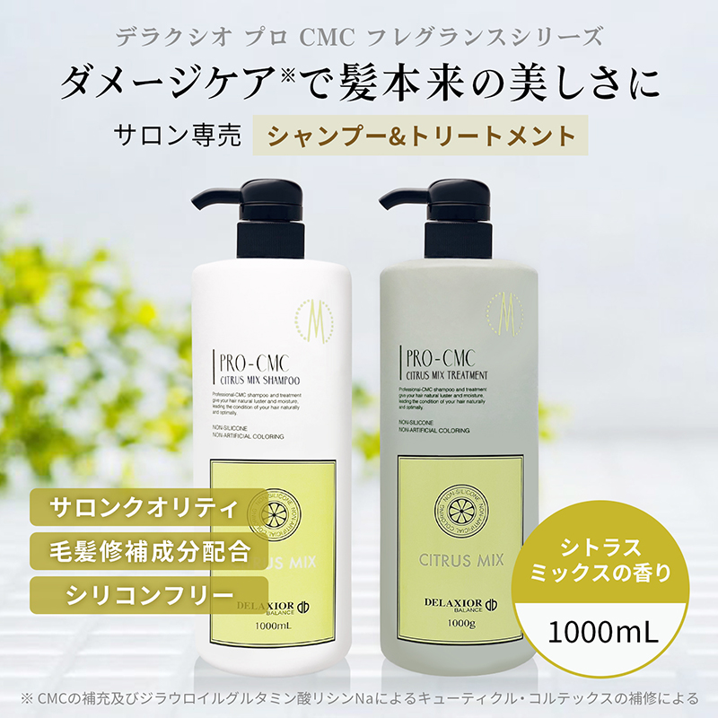 DELAXIOR（デラクシオ） プロ CMC セット 1000mL シャンプー