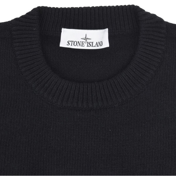 STONE ISLAND（ストーン アイランド） LAMBSWOOL メリヤス編み ロゴ