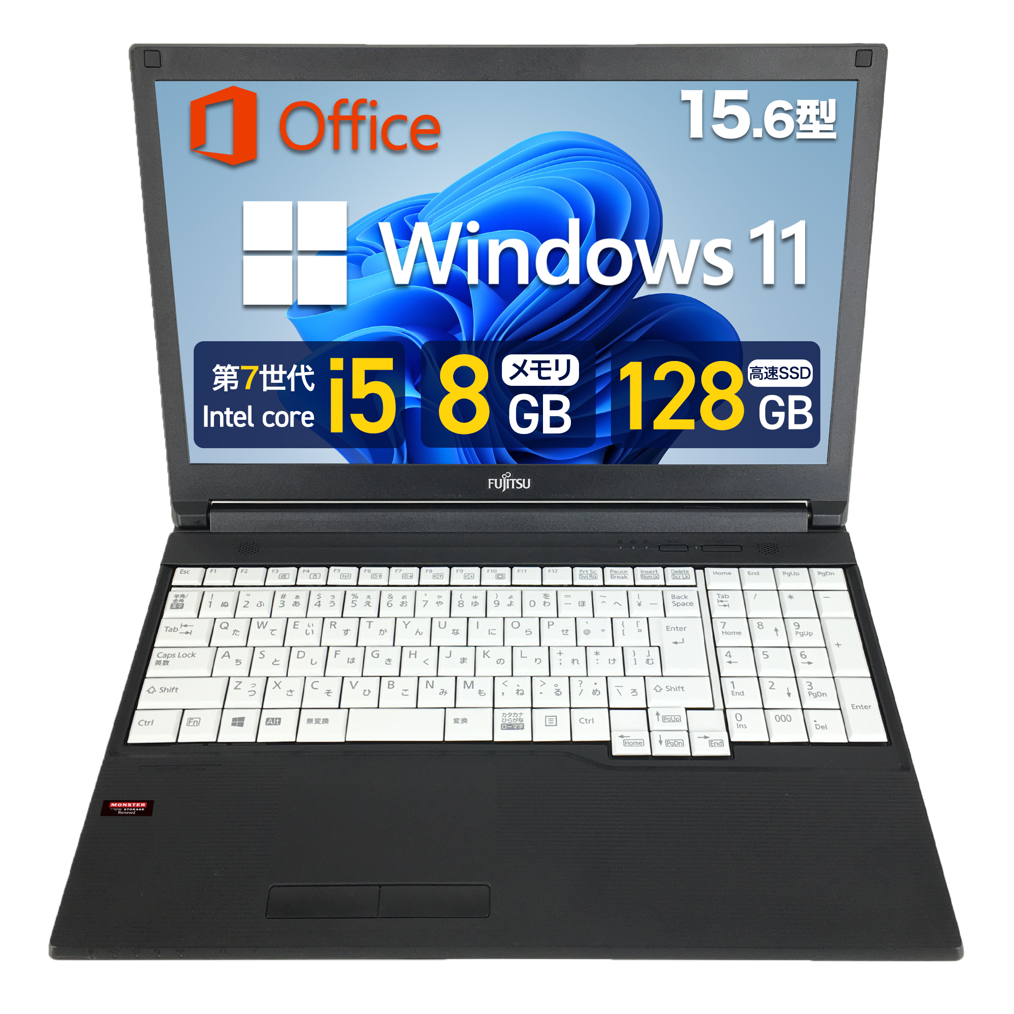 LIFEBOOK 富士通 ノートPC 15.6型 フルHD 第10世代Corei5 16GBメモリ