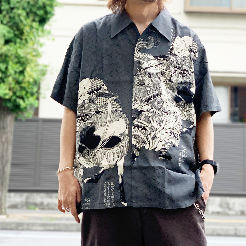 SUN SURF サンサーフ アロハシャツ ハワイアンシャツ × 葛飾北斎