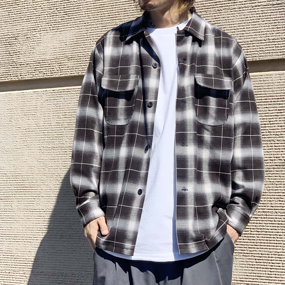 TOWNCRAFT（タウンクラフト） 全2色 オンブレチェックシャツ