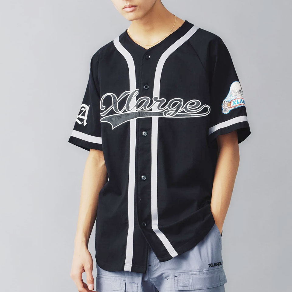XLARGE（エクストラ ラージ） ベースボールシャツ EMBROIDERED