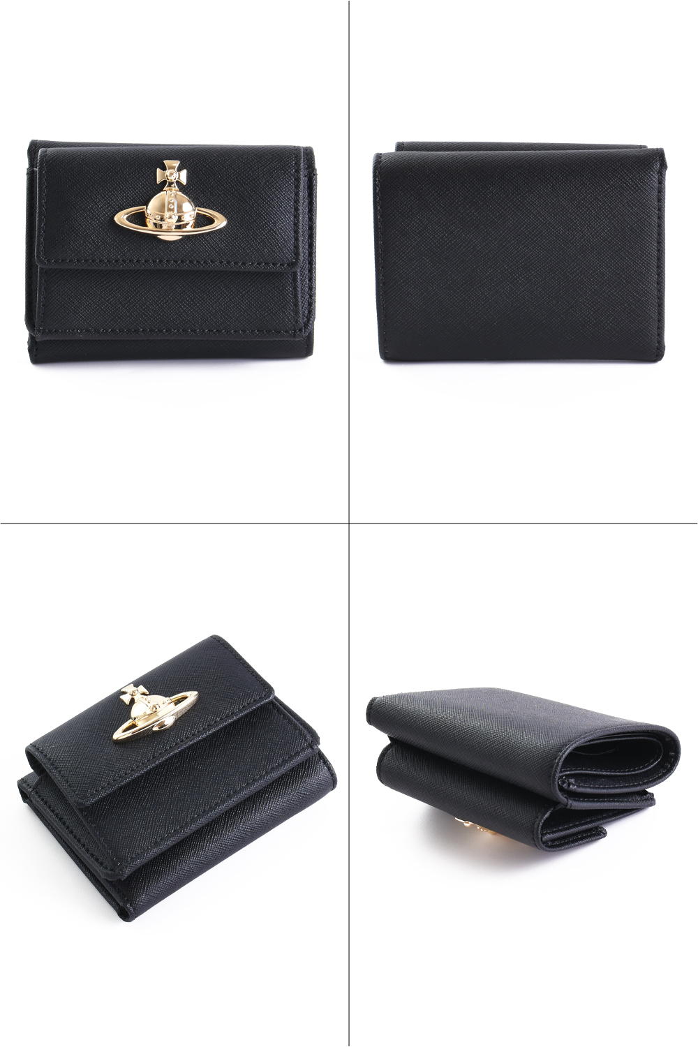 Vivienne Westwood ヴィヴィアンウエストウッド SAFFIANO PLAIN 三