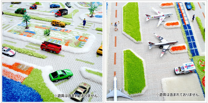 ボーネルンド（Bornelund） イヴィ社 3Dプレイカーペット ビックシティ