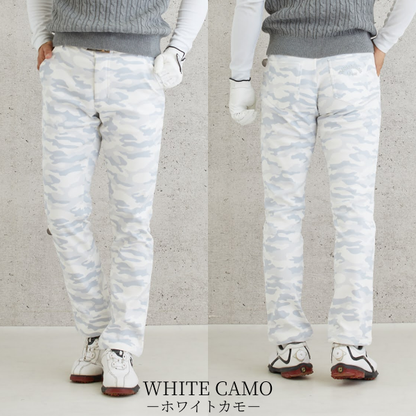 ゴルフウェア メンズ ゴルフストレッチ パンツ プリント チノパン