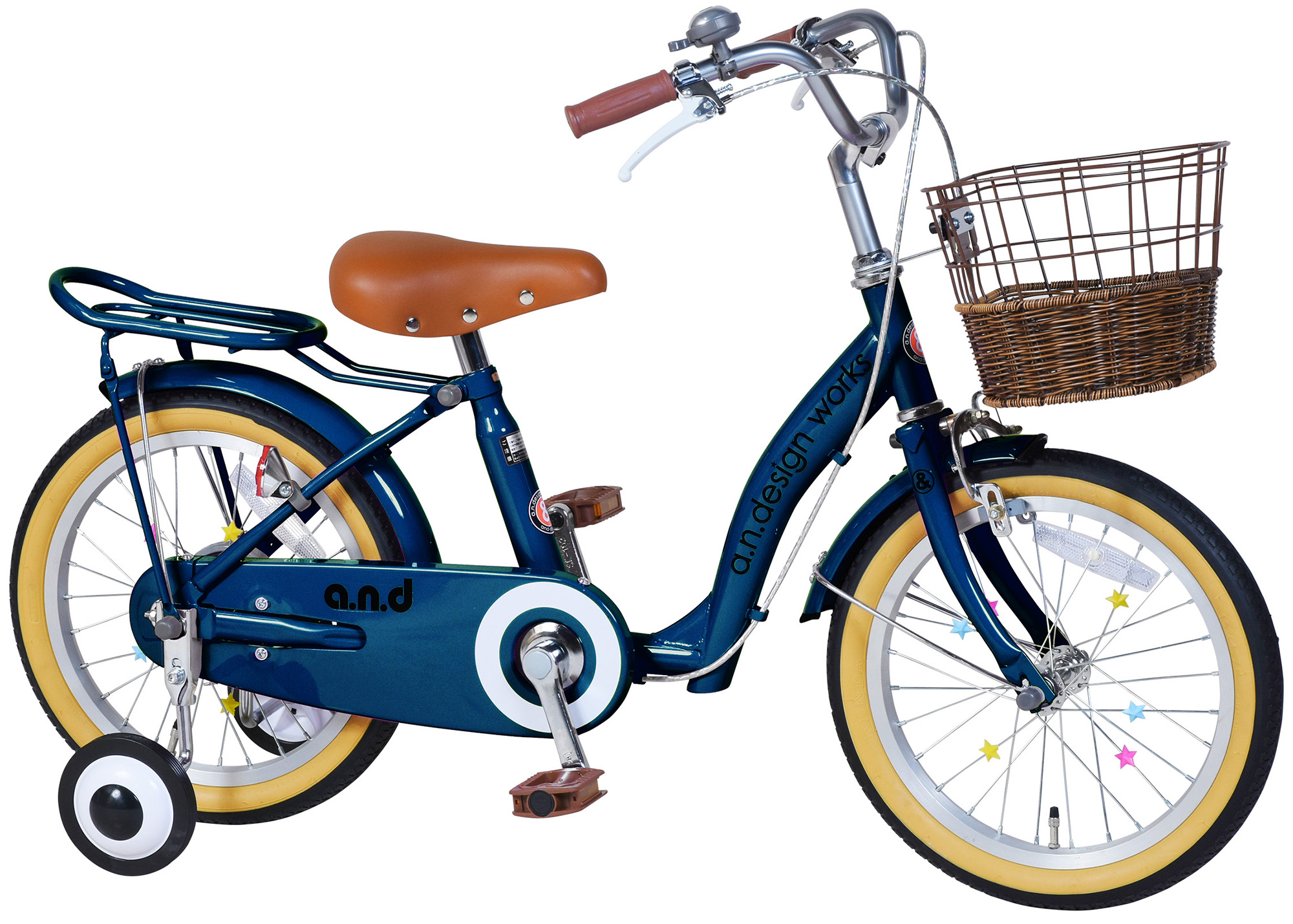 a.n.design-works 自転車 子供 18インチ 女 男 おしゃれ キッズ 身長