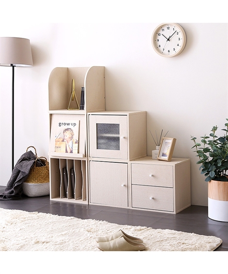 ニッセン（nissen） ラック 組み合わせ自在の 収納 キューブボックス