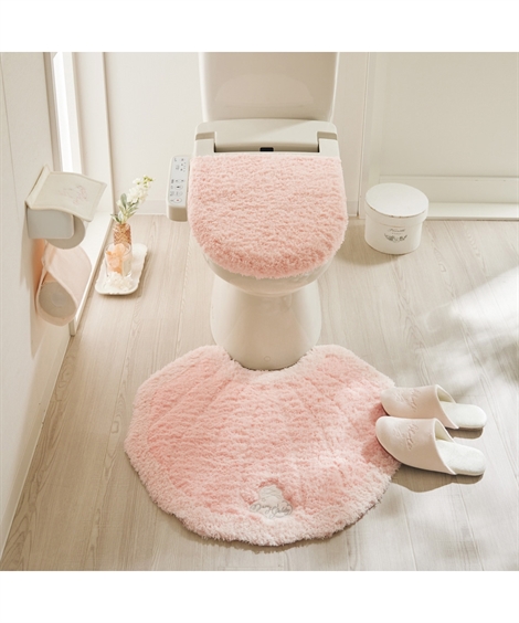 ニッセン（nissen） トイレマット フタカバー セット メリージェラート