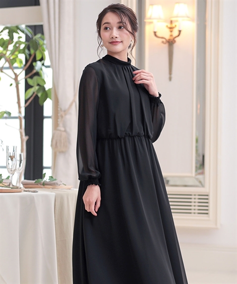 ニッセン（nissen） パーティードレス ワンピース 前開き 結婚式