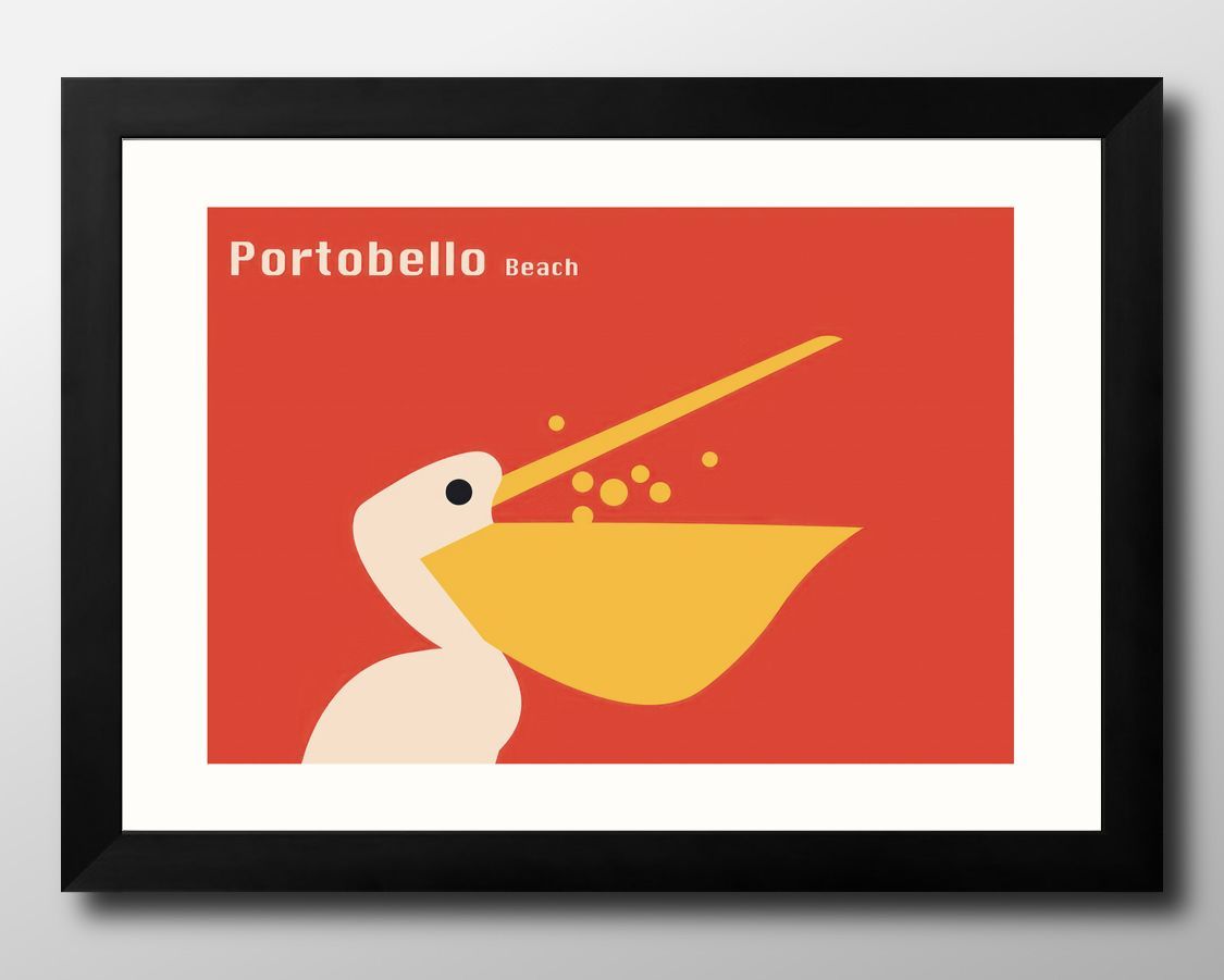 ペリカン 鳥 バード ビンテージ A3 サイズ ポスター アート 北欧 額